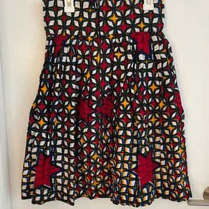 African print A-Line skirt